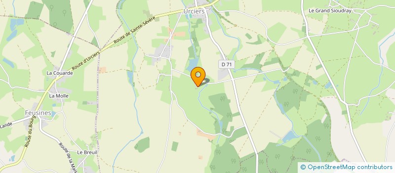 localisation de l'entreprise MONSIEUR VINCENT AUCOUTURIER  URCIERS