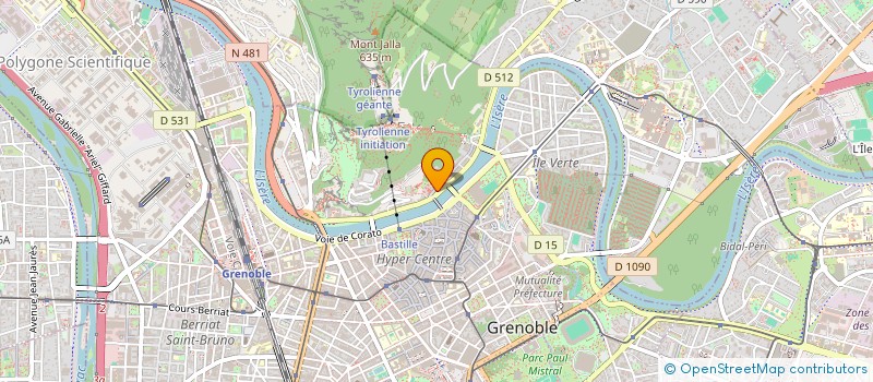 localisation de l'entreprise MONSIEUR VINCENT AUDELY  GRENOBLE