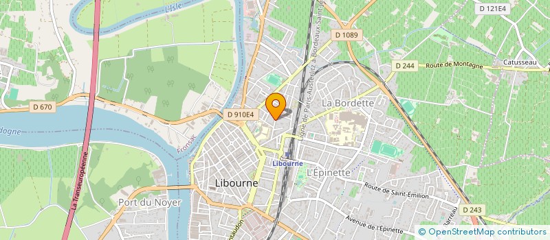 localisation de l'entreprise MONSIEUR VINCENT AUDOUIN  LIBOURNE