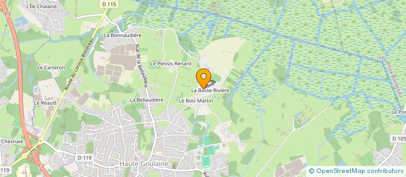 localisation de l'entreprise MONSIEUR VINCENT AUDRAIN  HAUTE-GOULAINE