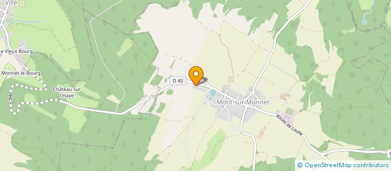 localisation de l'entreprise MONSIEUR VINCENT AUGER  MONT-SUR-MONNET