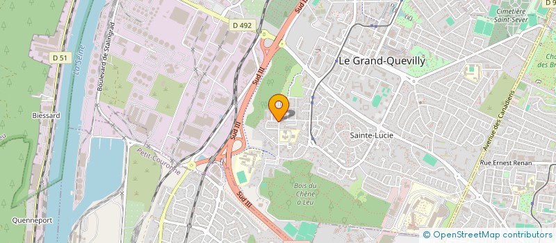 localisation de l'entreprise MONSIEUR VINCENT AUMOITTE  LE GRAND-QUEVILLY