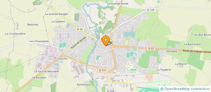 localisation de l'entreprise MONSIEUR VINCENT AUSSAGE  CRAON