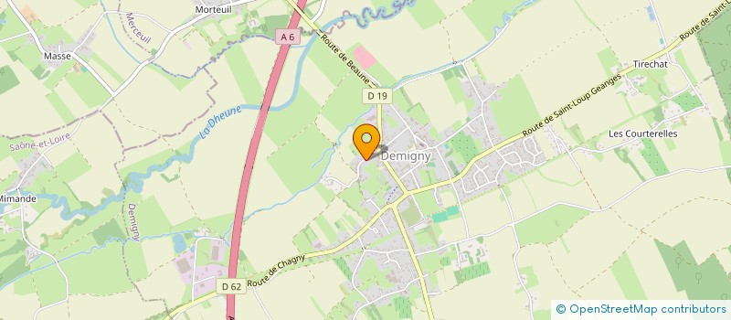 localisation de l'entreprise MONSIEUR VINCENT AUTREAU  DEMIGNY