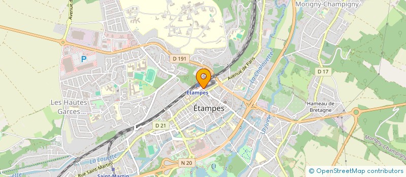 localisation de l'entreprise MONSIEUR VINCENT AVEZ  ETAMPES