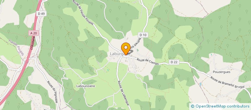 localisation de l'entreprise MONSIEUR VINCENT AYRAL  LABURGADE