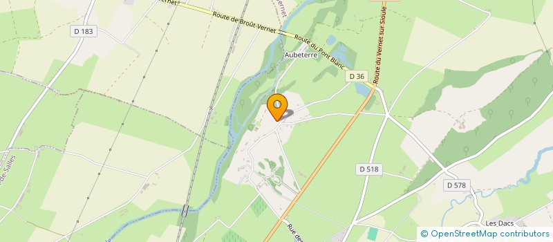 localisation de l'entreprise MONSIEUR VINCENT BACH  BROUT-VERNET