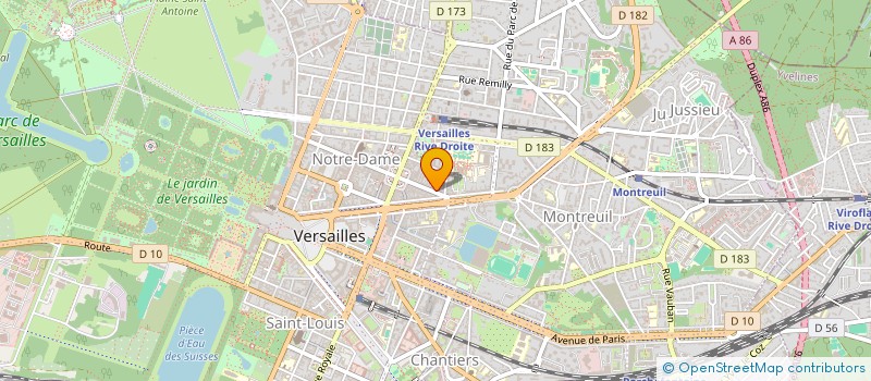 localisation de l'entreprise MONSIEUR VINCENT BACHELET à VERSAILLES