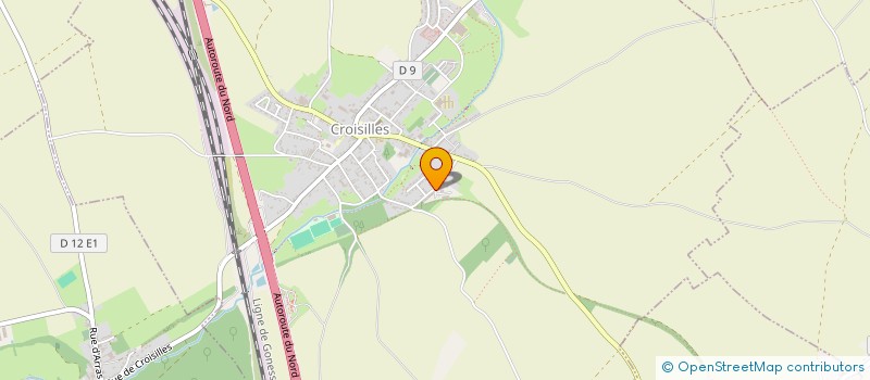 localisation de l'entreprise MONSIEUR VINCENT BACHELET  ECOUST-SAINT-MEIN