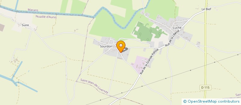 localisation de l'entreprise MONSIEUR VINCENT BACHELIER  SAINT-JEAN-DE-LIVERSAY