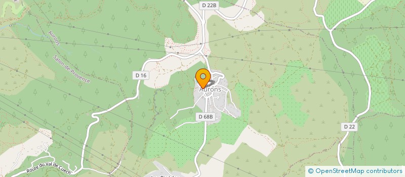 localisation de l'entreprise MONSIEUR VINCENT BACHET  AURONS