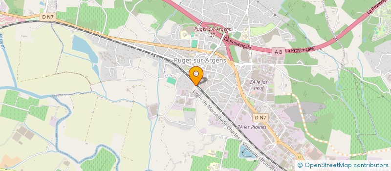 localisation de l'entreprise MONSIEUR VINCENT BACQUET à PUGET-SUR-ARGENS