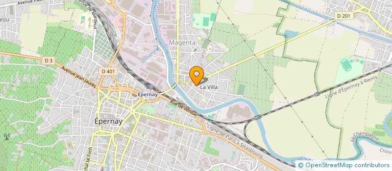 localisation de l'entreprise MONSIEUR VINCENT BADEUX  EPERNAY