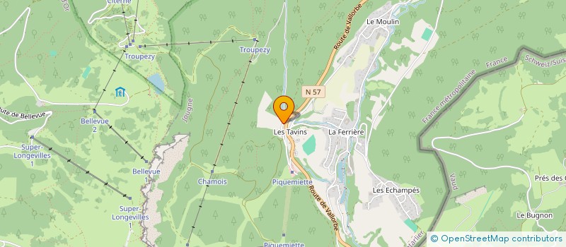 localisation de l'entreprise MONSIEUR VINCENT BADEY  JOUGNE