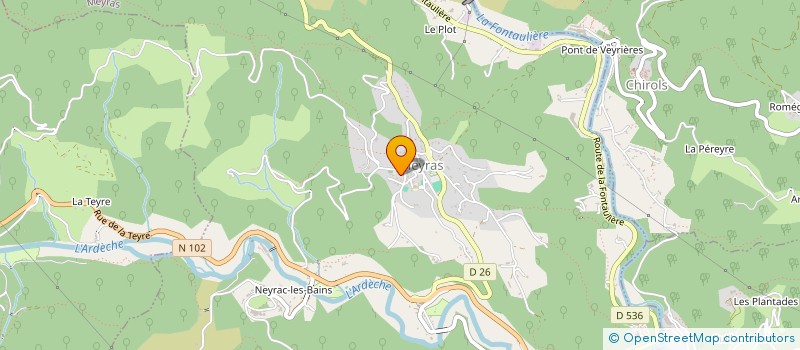 localisation de l'entreprise MONSIEUR VINCENT BADIA  MEYRAS