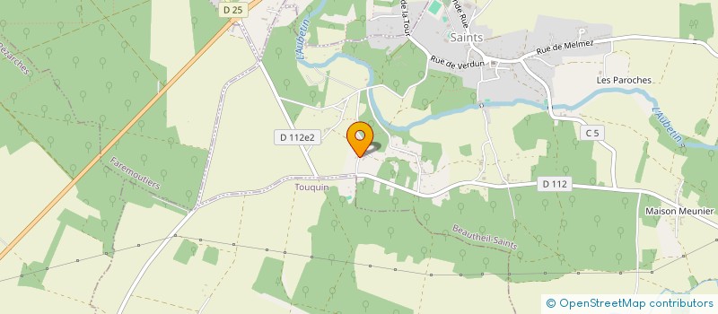 localisation de l'entreprise MONSIEUR VINCENT BAILLET  BEAUTHEIL-SAINTS