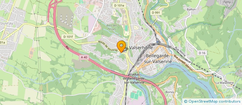 localisation de l'entreprise MONSIEUR VINCENT BALBINOT  CHATILLON EN MICHAILLE