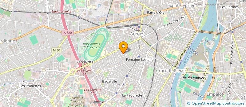 localisation de l'entreprise MONSIEUR VINCENT BALDENSPERGER  TOULOUSE