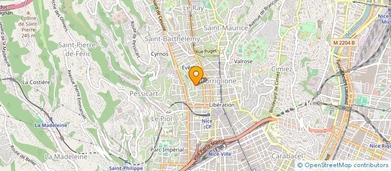 localisation de l'entreprise MONSIEUR VINCENT BALDI  NICE