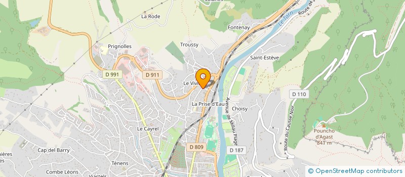 localisation de l'entreprise MONSIEUR VINCENT BALISSAT  ONET-LE-CHATEAU