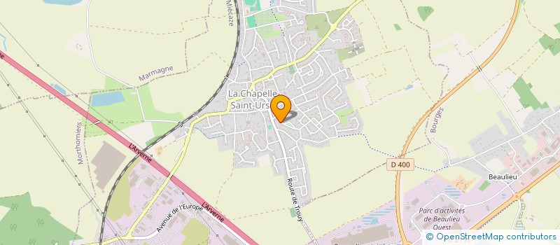 localisation de l'entreprise MONSIEUR VINCENT BALLAIRE  LA CHAPELLE-SAINT-URSIN