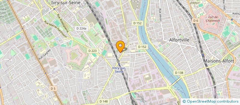 localisation de l'entreprise MONSIEUR VINCENT BALLARD à VITRY-SUR-SEINE