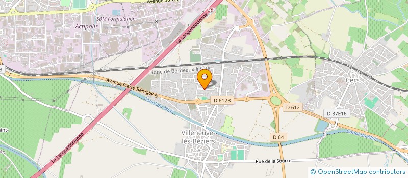 localisation de l'entreprise MONSIEUR VINCENT BALLESTER  VILLENEUVE-LES-BEZIERS