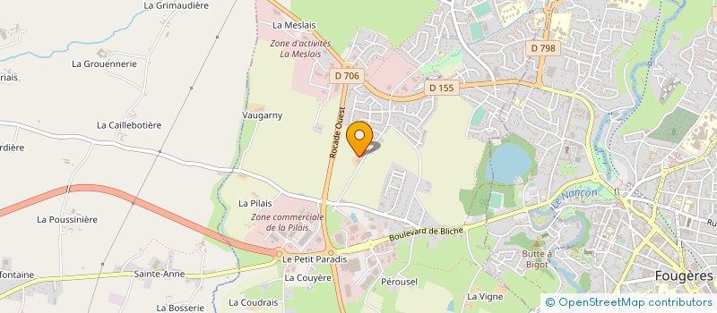 localisation de l'entreprise MONSIEUR VINCENT BALLUAIS à LECOUSSE