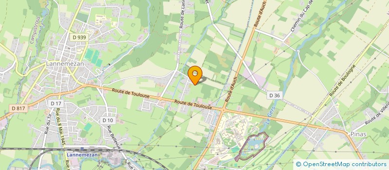 localisation de l'entreprise MONSIEUR VINCENT BARBET  LANNEMEZAN