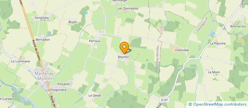 localisation de l'entreprise MONSIEUR VINCENT BARBIER  MANTENAY-MONTLIN