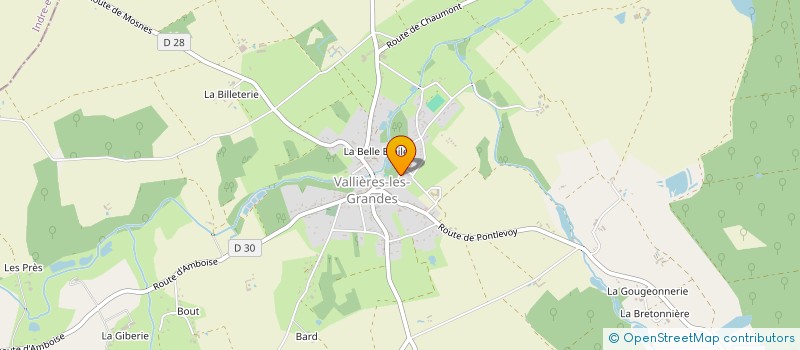 localisation de l'entreprise MONSIEUR VINCENT BARBIER  VALLIERES-LES-GRANDES