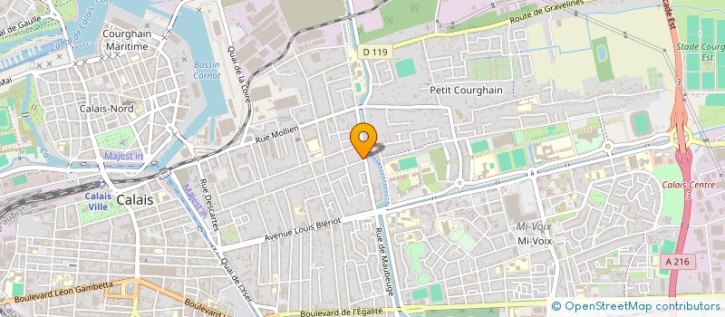 localisation de l'entreprise MONSIEUR VINCENT BARDEL  CALAIS