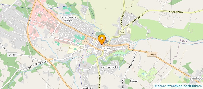 localisation de l'entreprise MONSIEUR VINCENT BARDOL  BAZAS