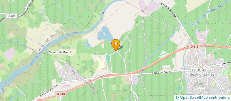 localisation de l'entreprise MONSIEUR VINCENT BARLET  VILLELONGUE-DELS-MONTS