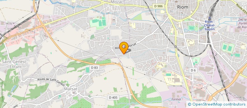 localisation de l'entreprise MONSIEUR VINCENT BARLIER à RIOM