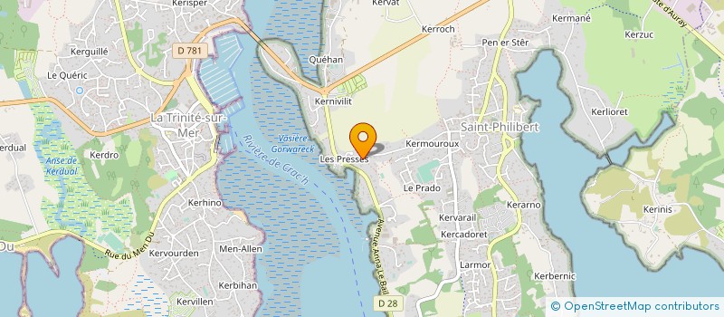 localisation de l'entreprise MONSIEUR VINCENT BARNAUD  SAINT-PHILIBERT