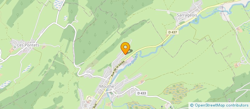 localisation de l'entreprise MONSIEUR VINCENT BARRAY  MOUTHE