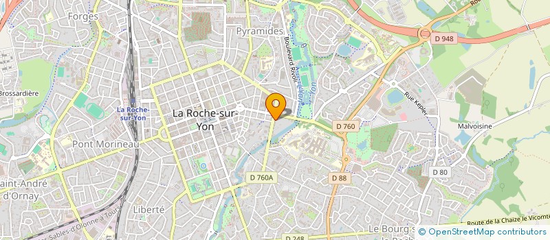 localisation de l'entreprise MONSIEUR VINCENT BARREAU à ROCHE SUR YON (LA)