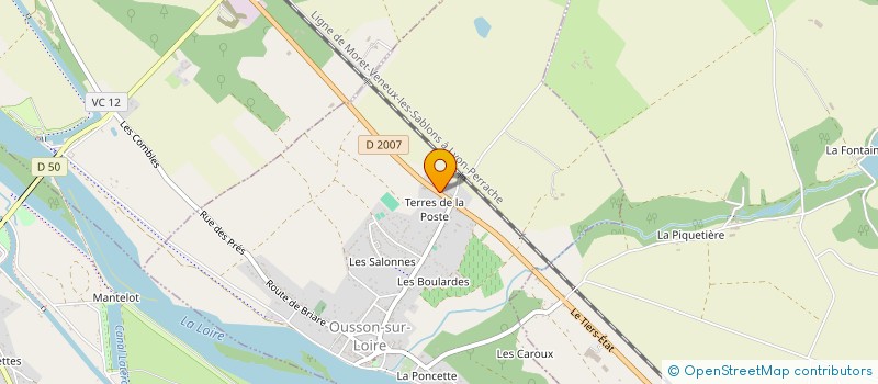 localisation de l'entreprise MONSIEUR VINCENT BARREAU  OUSSON-SUR-LOIRE