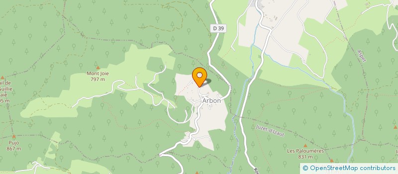 localisation de l'entreprise MONSIEUR VINCENT BARTHE  ARBON