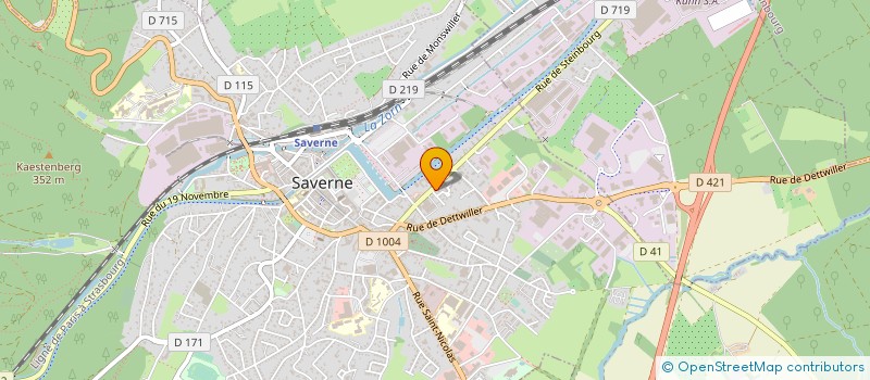 localisation de l'entreprise MONSIEUR VINCENT BARTHEL à SAVERNE