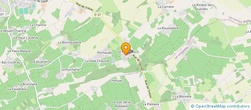 localisation de l'entreprise MONSIEUR VINCENT BARTHELEMY à LE LOROUX-BOTTEREAU