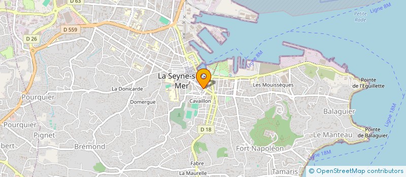 localisation de l'entreprise MONSIEUR VINCENT BARUZZI  LA SEYNE-SUR-MER