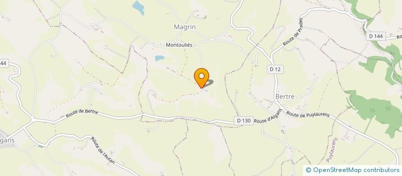 localisation de l'entreprise MONSIEUR VINCENT BASTIERE  MAGRIN