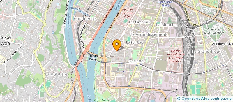 localisation de l'entreprise MONSIEUR VINCENT BATHIAS  LYON