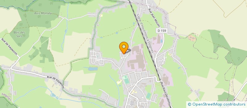 localisation de l'entreprise MONSIEUR VINCENT BATON  FEIGNIES