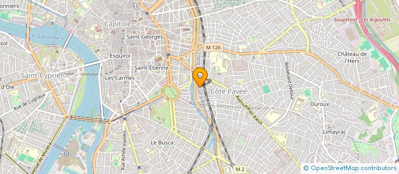 localisation de l'entreprise MONSIEUR VINCENT BAUBET  TOULOUSE