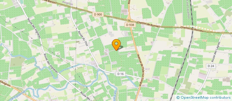 localisation de l'entreprise MONSIEUR VINCENT BAUD  CAVAILLON