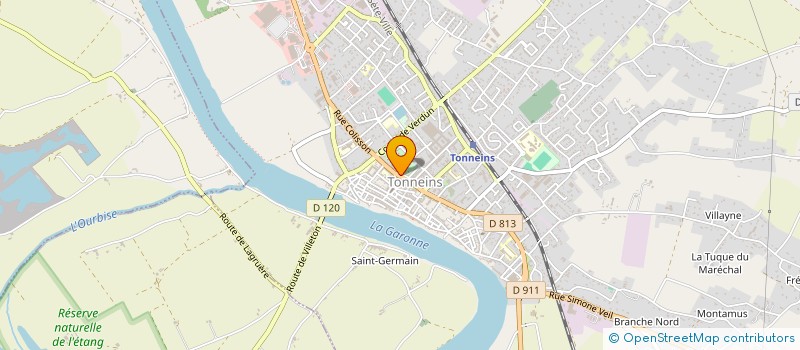 localisation de l'entreprise MONSIEUR VINCENT BAUDOIN  TONNEINS