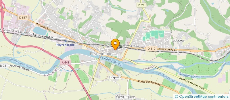 localisation de l'entreprise MONSIEUR VINCENT BAUDOIN  PEYREHORADE